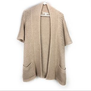 Banana Republic camel colored open cardigan knit